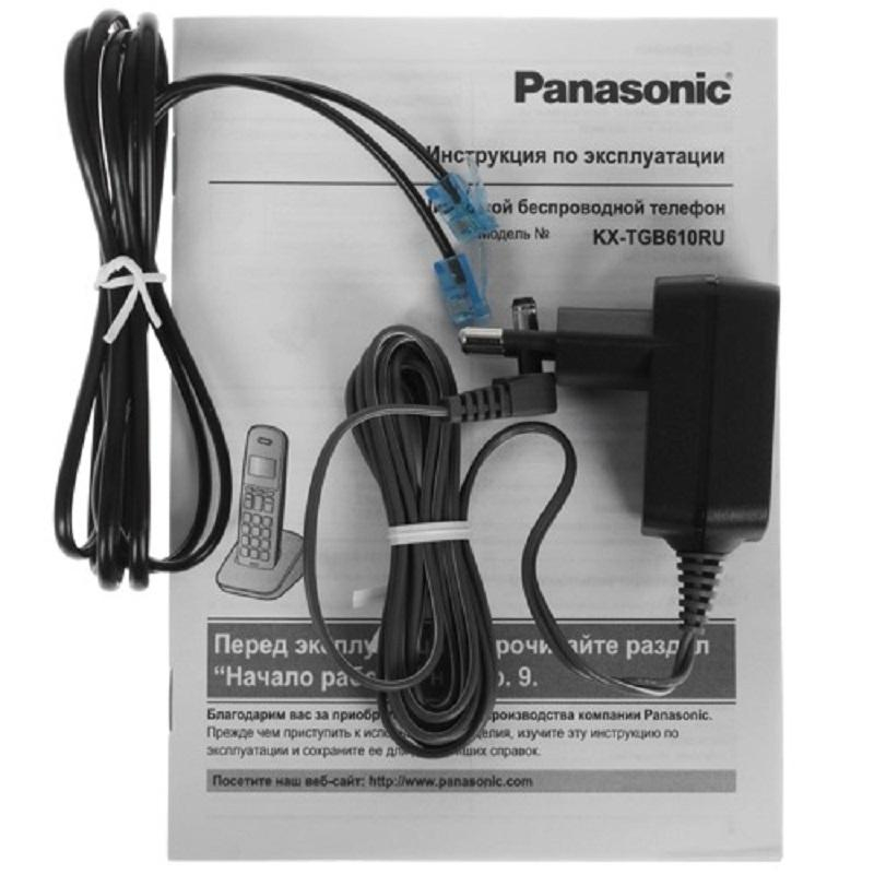 Радиотелефон Panasonic KX-TGB610RUB - фото 4
