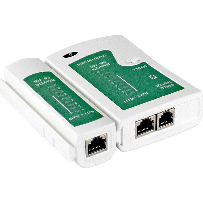 Тестер сетевой NS-468 ExeGate для RJ-45/RJ-11/RJ-12 &lt;EX271121RUS - фото 1