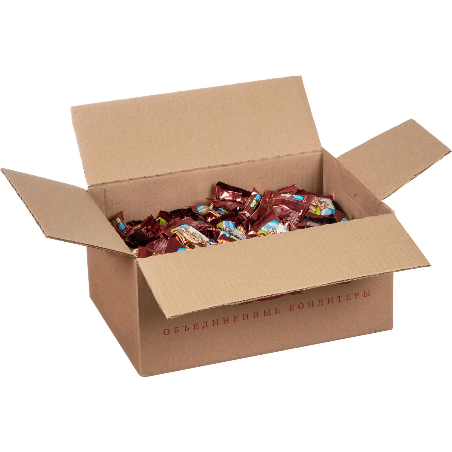 Конфеты шоколадные вафельные Коровка вкус шоколад, 2 кг - фото 4