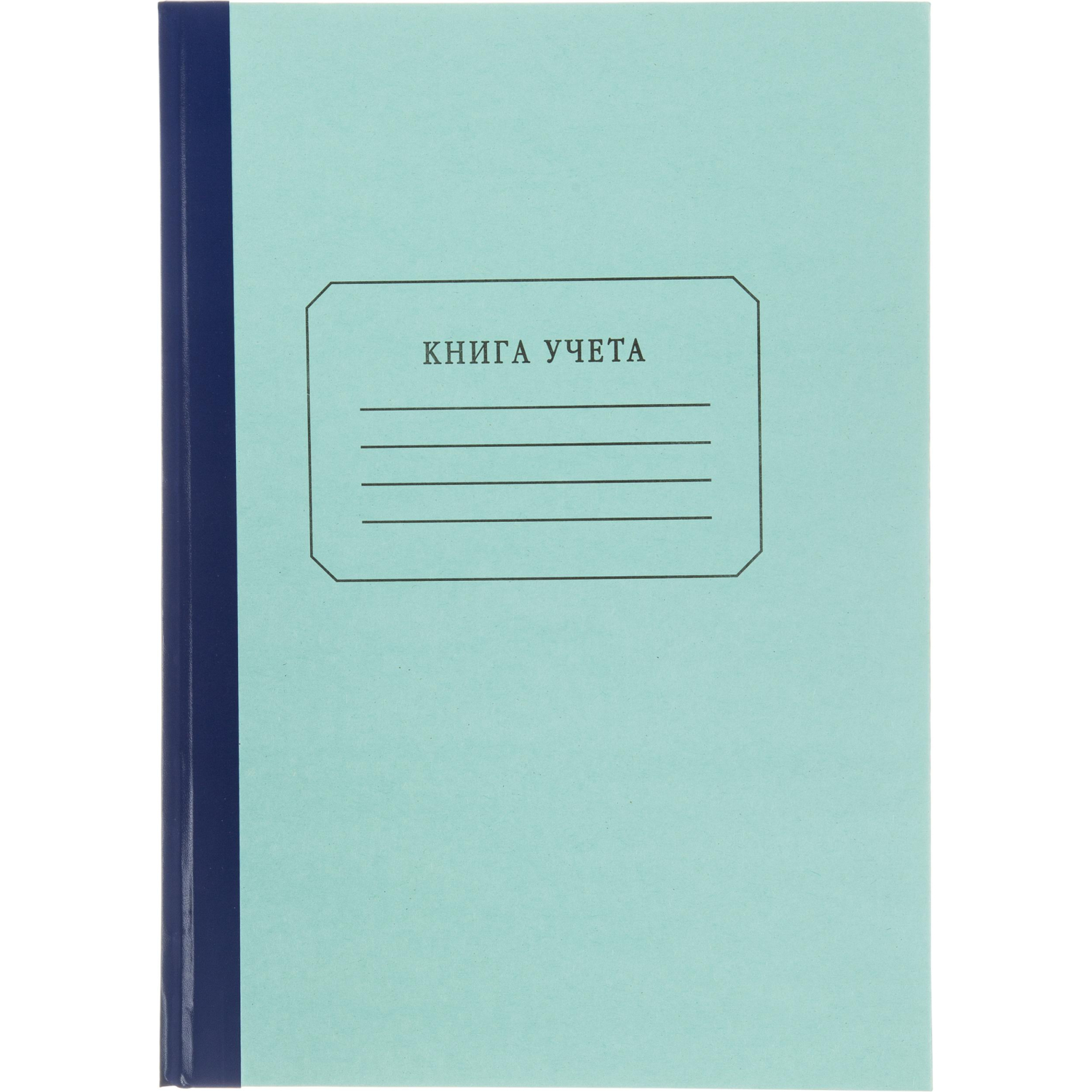 Книга учета амбарная в клетку 96л.обл.плотн.картон г/б - фото 2