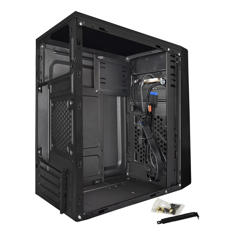 Корпус ExeGate Minitower BAA-107U mATX, без БП(EX283060RUS) - фото 2