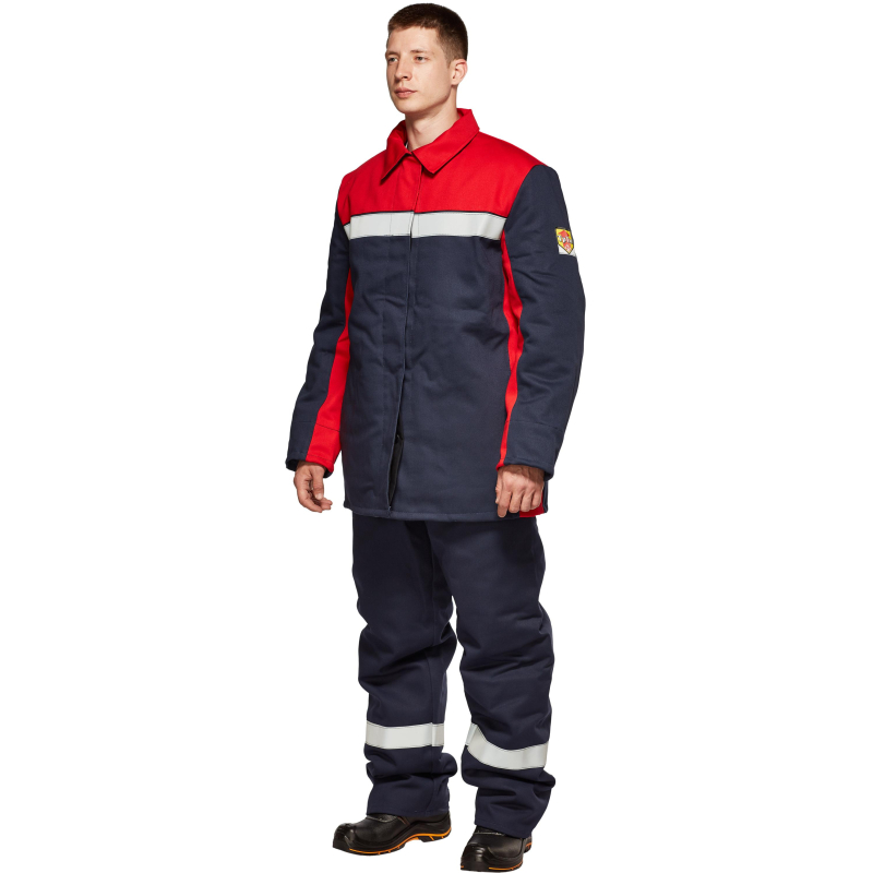 Костюм сварщика утепленный 100% х/б 450г/м2(модель КС04ОТ) (р.60-62)170-176 - фото 2