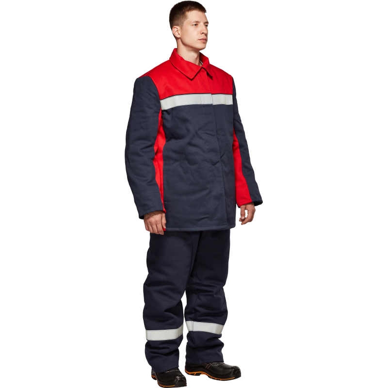 Костюм сварщика утепленный 100% х/б 450г/м2(модель КС04ОТ) (р.60-62)170-176 - фото 3