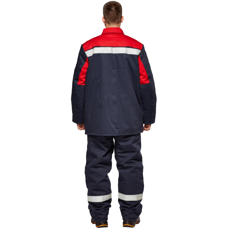 Костюм сварщика утепленный 100% х/б 450г/м2(модель КС04ОТ) (р.56-58)182-188 - фото 4