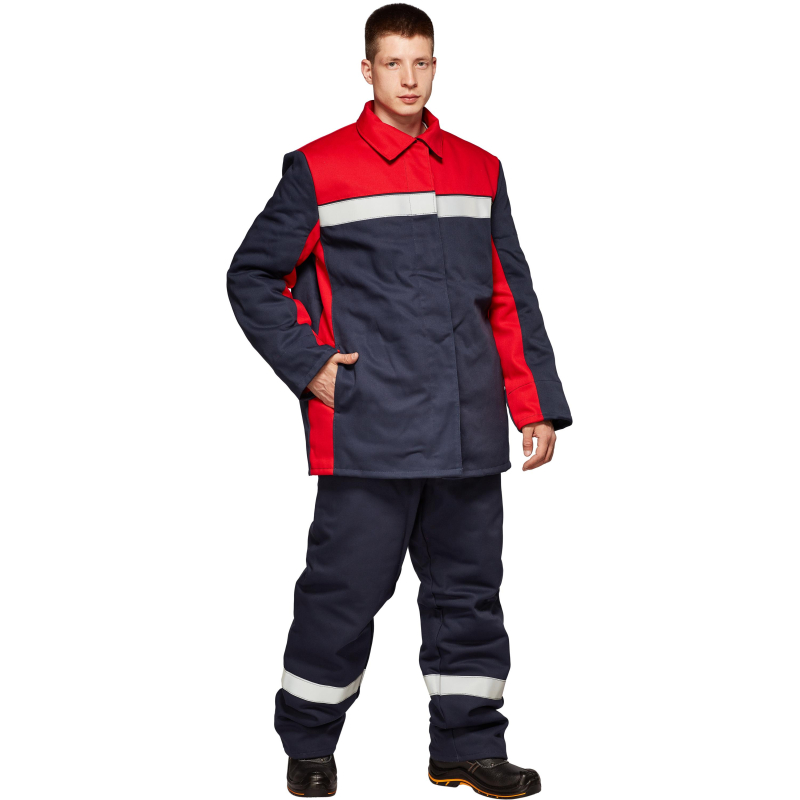 Костюм сварщика утепленный 100% х/б 450г/м2(модель КС04ОТ) (р.60-62)182-188 - фото 7
