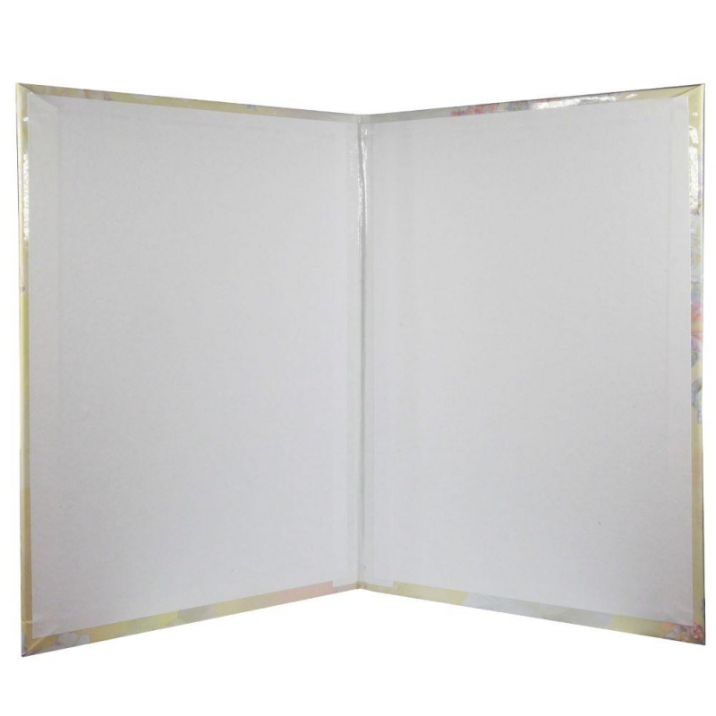 Папка адресная А4 Attache Поздравляем! ламиниров Розы акварель мягкая - фото 2