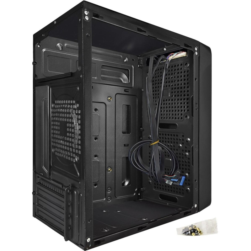 Корпус ExeGate Minitower BAA-108-AAA400 (mATX, AAA400 8см) (EX283125RUS) - фото 2