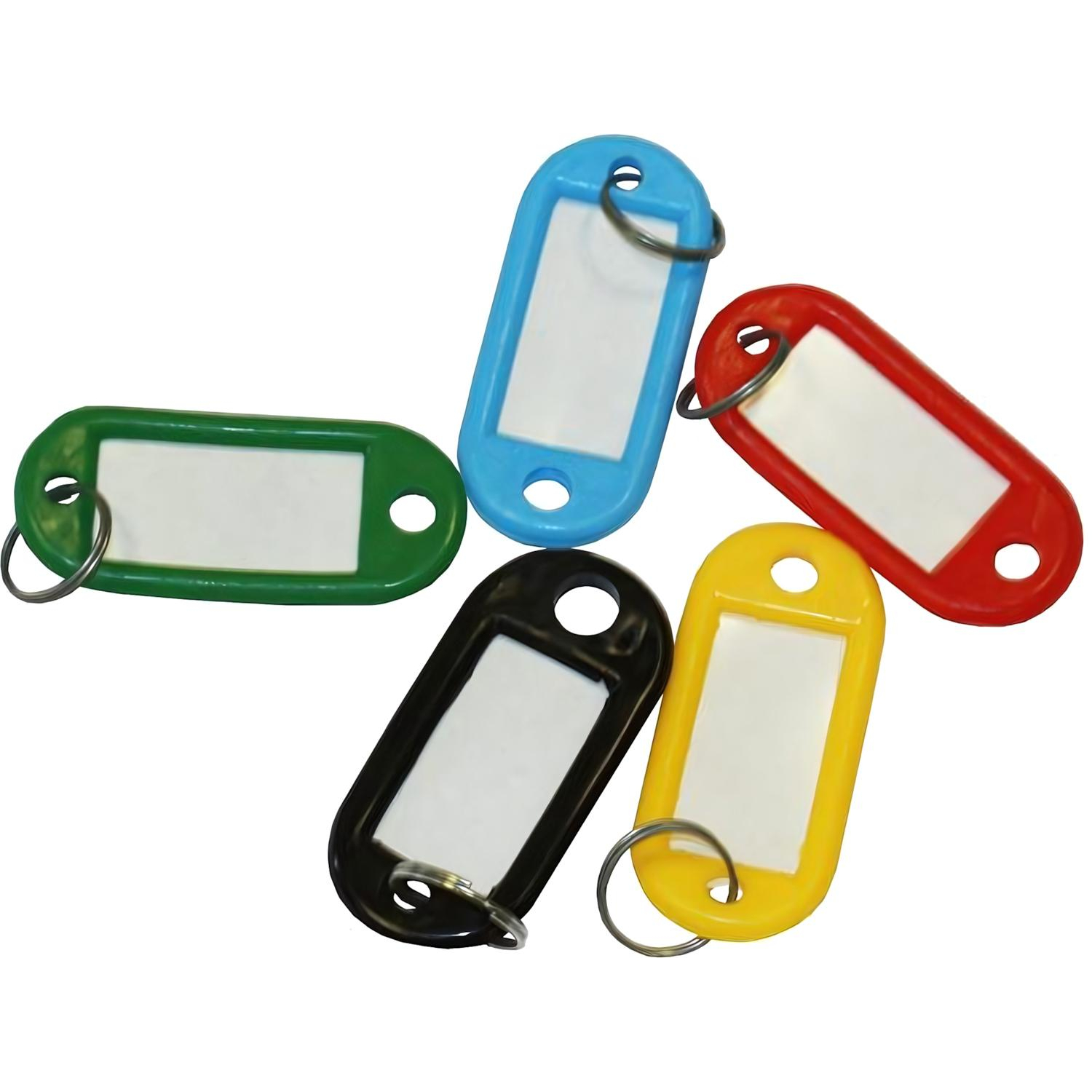 Бирки для ключей 10 шт/уп, ассорти, 5 цветов по 2шт. - фото 2