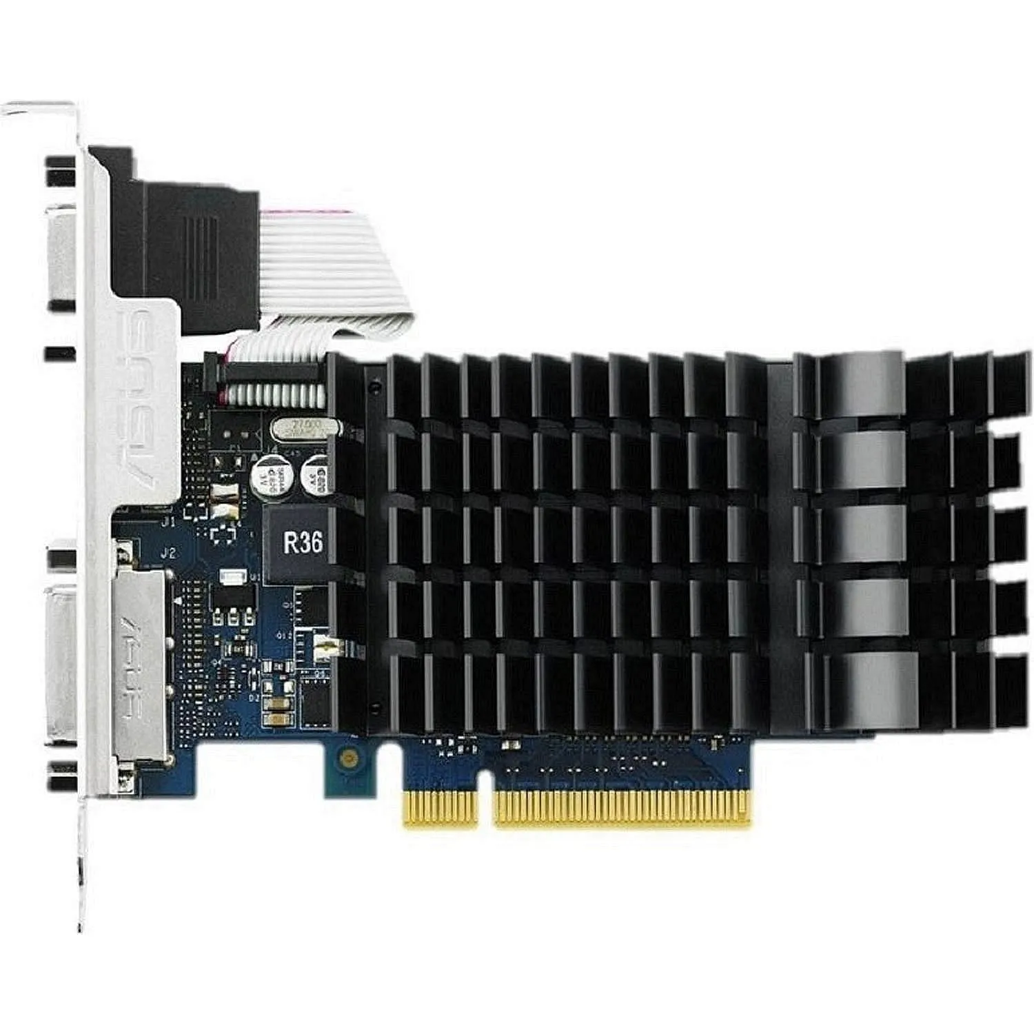 Видеокарта ASUS GT 730 2GB 1xD-Sub, 1xDVI-D, 1xHDMI(GT730-SL-2GD5-BRK) - фото 1