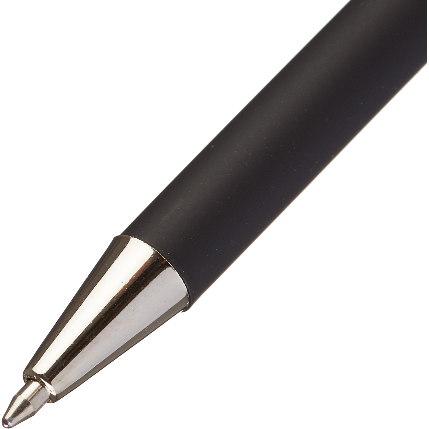 Ручка шариковая неавтомат. Attache Style 0,5мм прорезин.корп.черн ст - фото 3