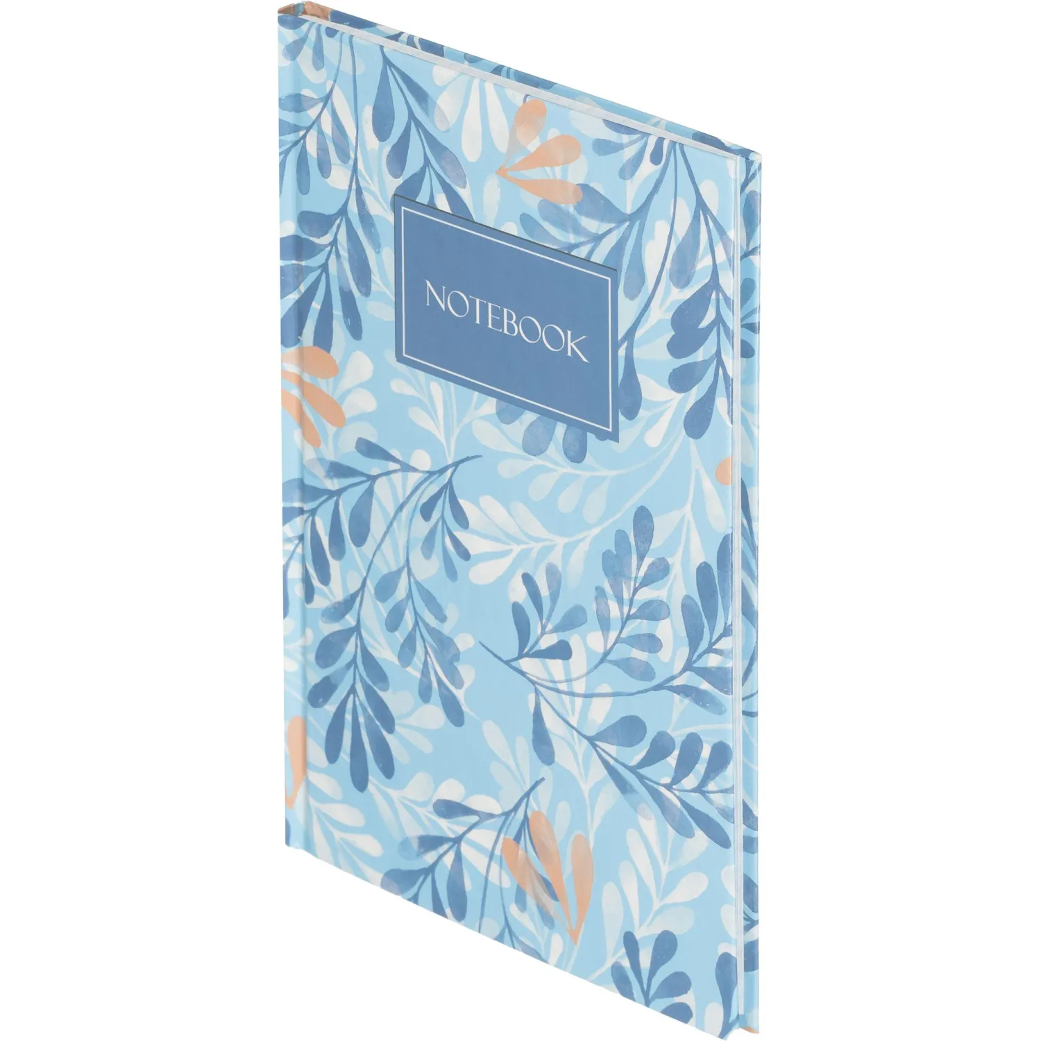 Бизнес-тетрадь А5,80л,7БЦ,клетка, Attache Economy Garden син - фото 2