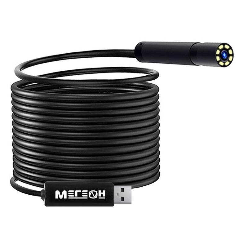 Видеоскоп эндоскоп USB 5м МЕГЕОН 33050 - фото 1