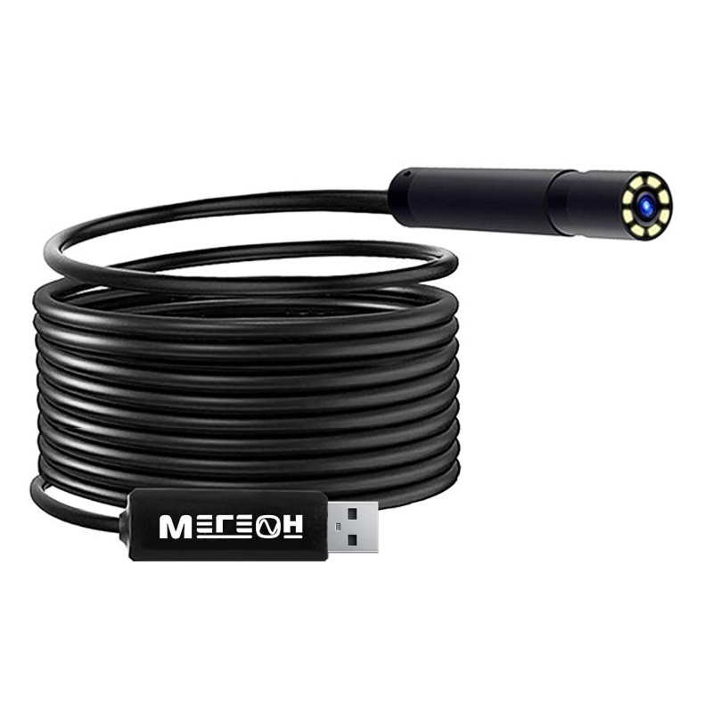 Видеоскоп эндоскоп USB 2м МЕГЕОН 33020 - фото 1