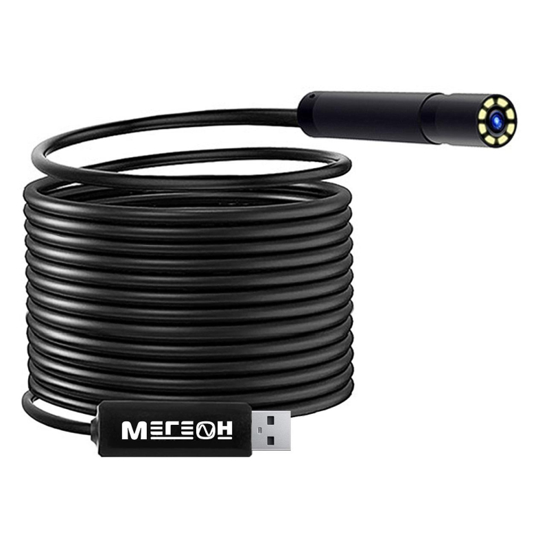 Видеоскоп эндоскоп USB 15м МЕГЕОН 33150 - фото 1