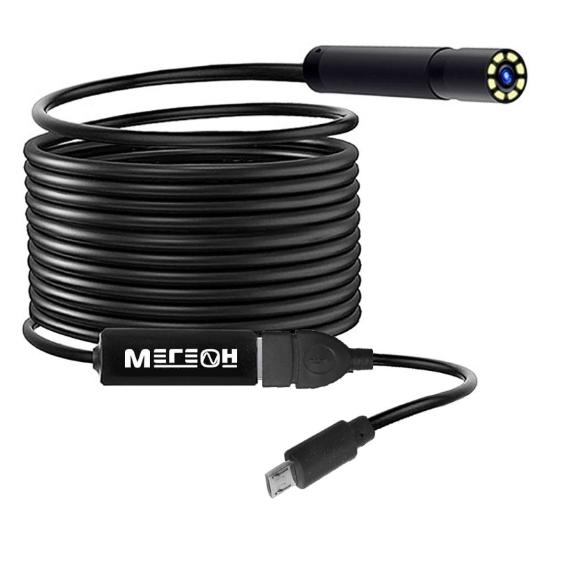 Видеоскоп эндоскоп USB 5м МЕГЕОН 33051 - фото 1