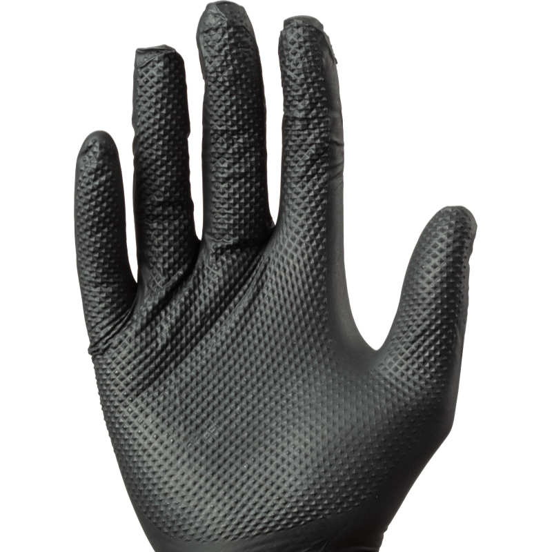 Перчатки одноразовые нитрил GOGRIP BLACK цв.черный (25 пар/уп) р.XXL,ПС - фото 12