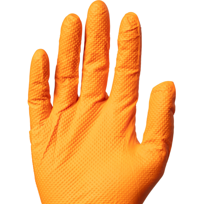 Перчатки одноразовые нитрил GOGRIP ORANGE цв.оранжевый (25пар/уп) рXL,ПС - фото 2