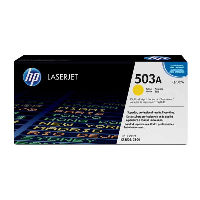 Картридж лазерный HP 503A Q7582A жел. для CLJ CP3505/3800 - фото 2