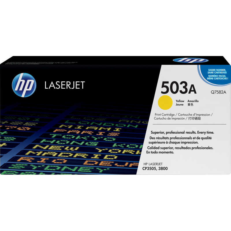 Картридж лазерный HP 503A Q7582A жел. для CLJ CP3505/3800 - фото 1