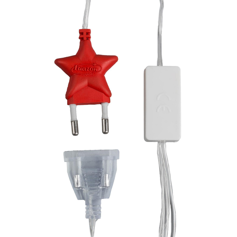 Гирлянда светодиодная Бахрома 1.8х0.5 м, IP20, 48 LED, бел, 8 реж 3556829 - фото 4