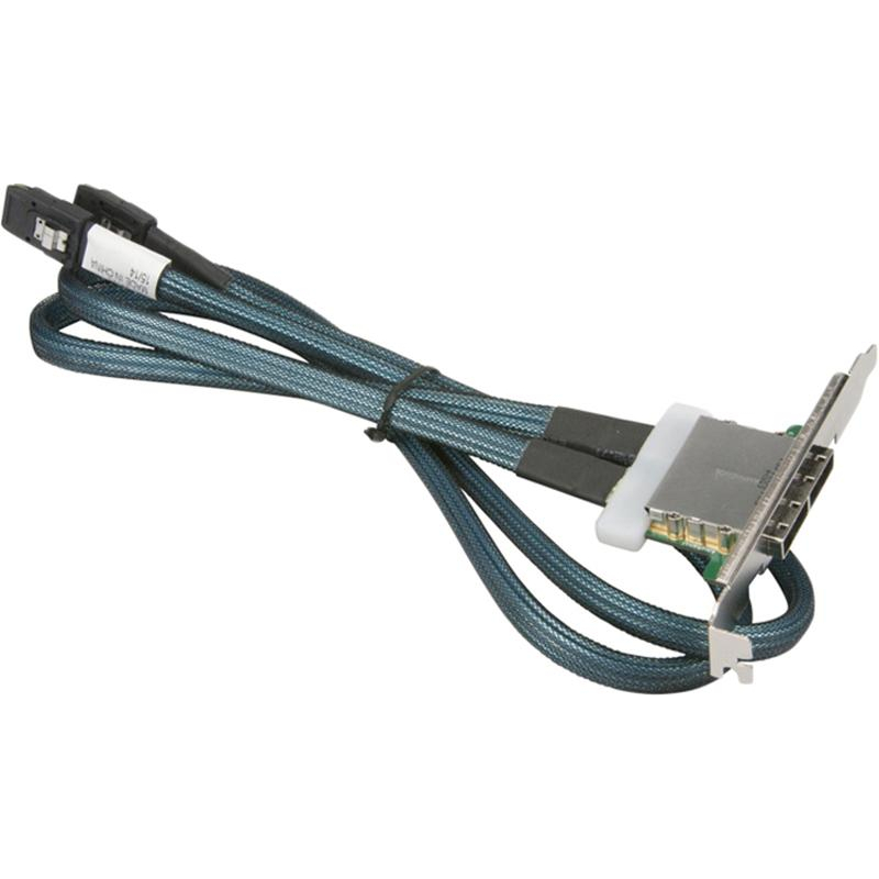 Кабель SuperMicro 2-port ext IPASS to internal IPASS, 85cm (CBL-0352L) - фото 1