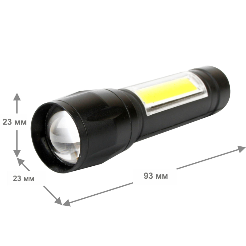 Фонарь ручной Ultraflash E1337 3Вт 3,7В, XPE + COB - фото 2