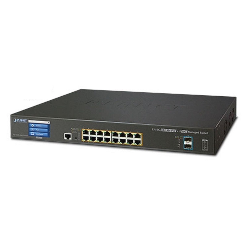 Коммутатор Planet L2+/L4 16-Port 10/100/1000T 75W (GS-5220-16UP2XVR) - фото 1