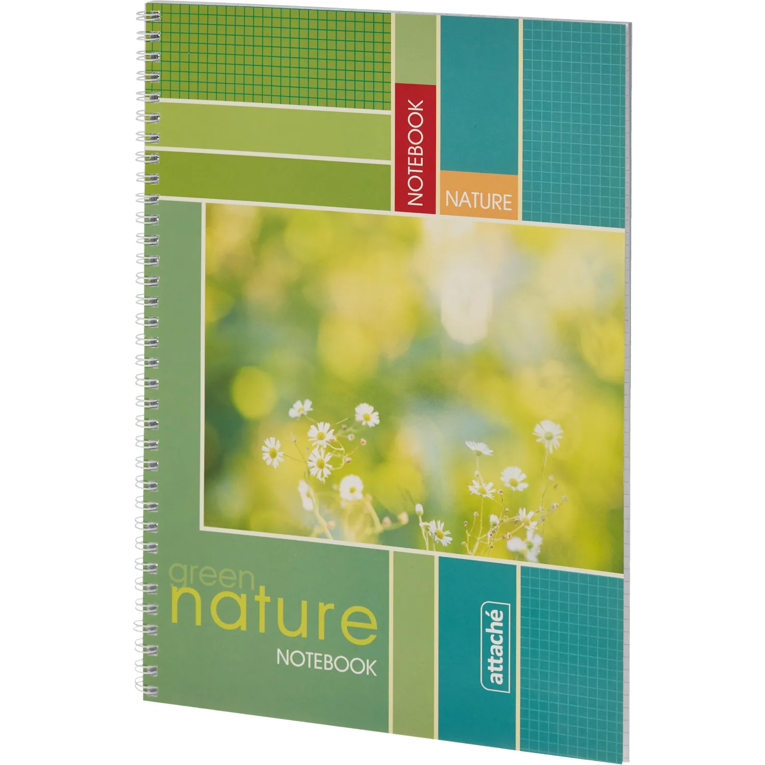 Тетрадь общая Attache,80л,клет,А4,спир,обл.мел.карт - фото 2