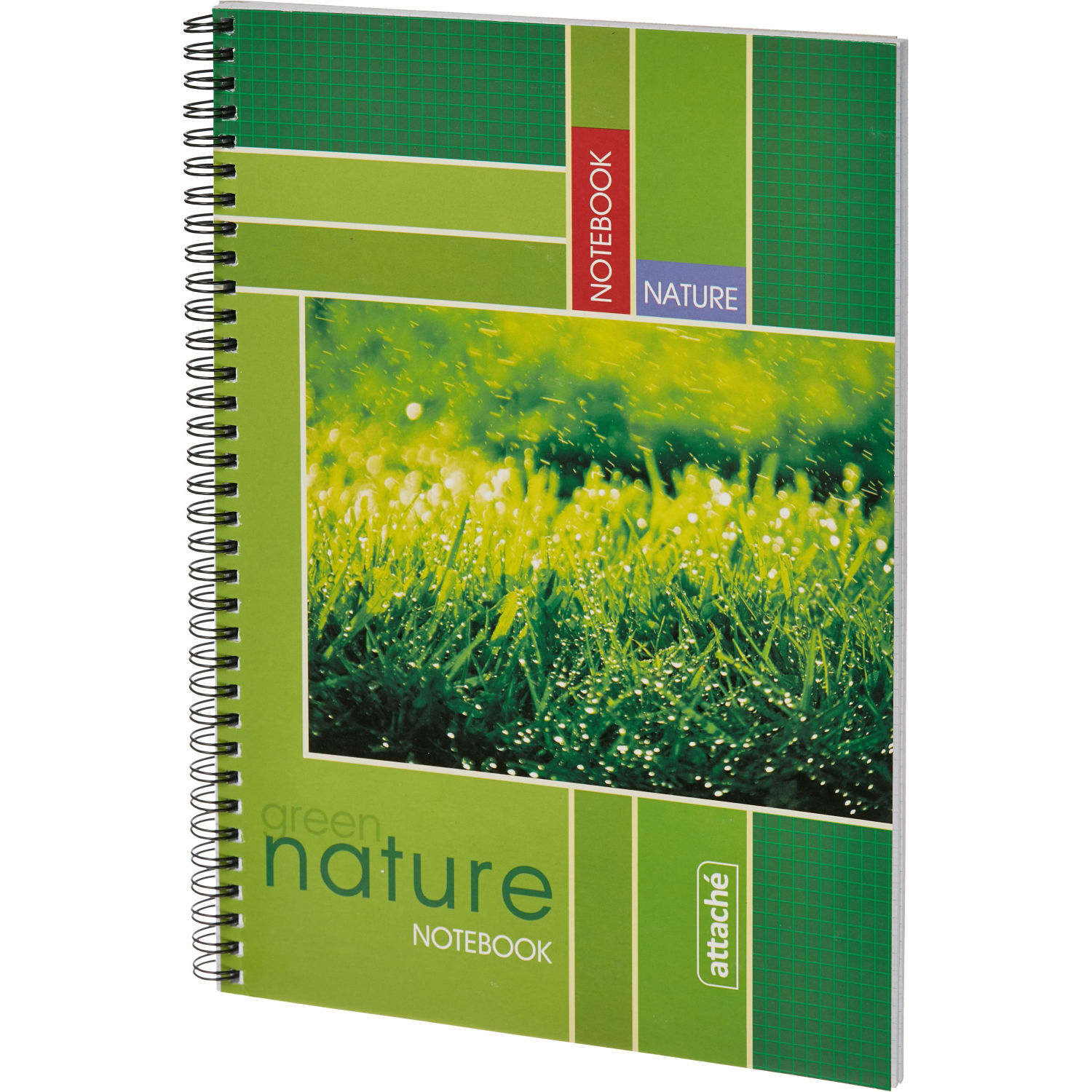 Тетрадь общая Attache,120л,клет,А4,спир,обл.мел.карт - фото 2