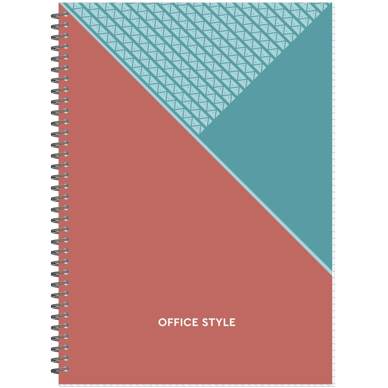 Бизнес-тетрадь А4,96л,обл.карт,греб,кл,Attache Economy,Office Style,бежевая - фото 1