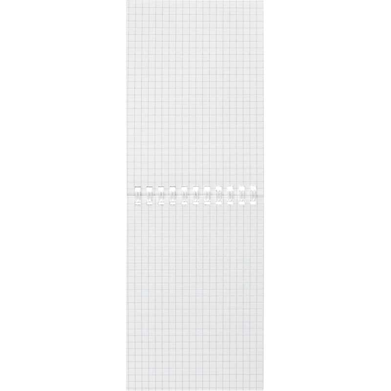 Блокнот А6 108x146,40л,гребень, картон,клетка, Attache Economy синяя - фото 7
