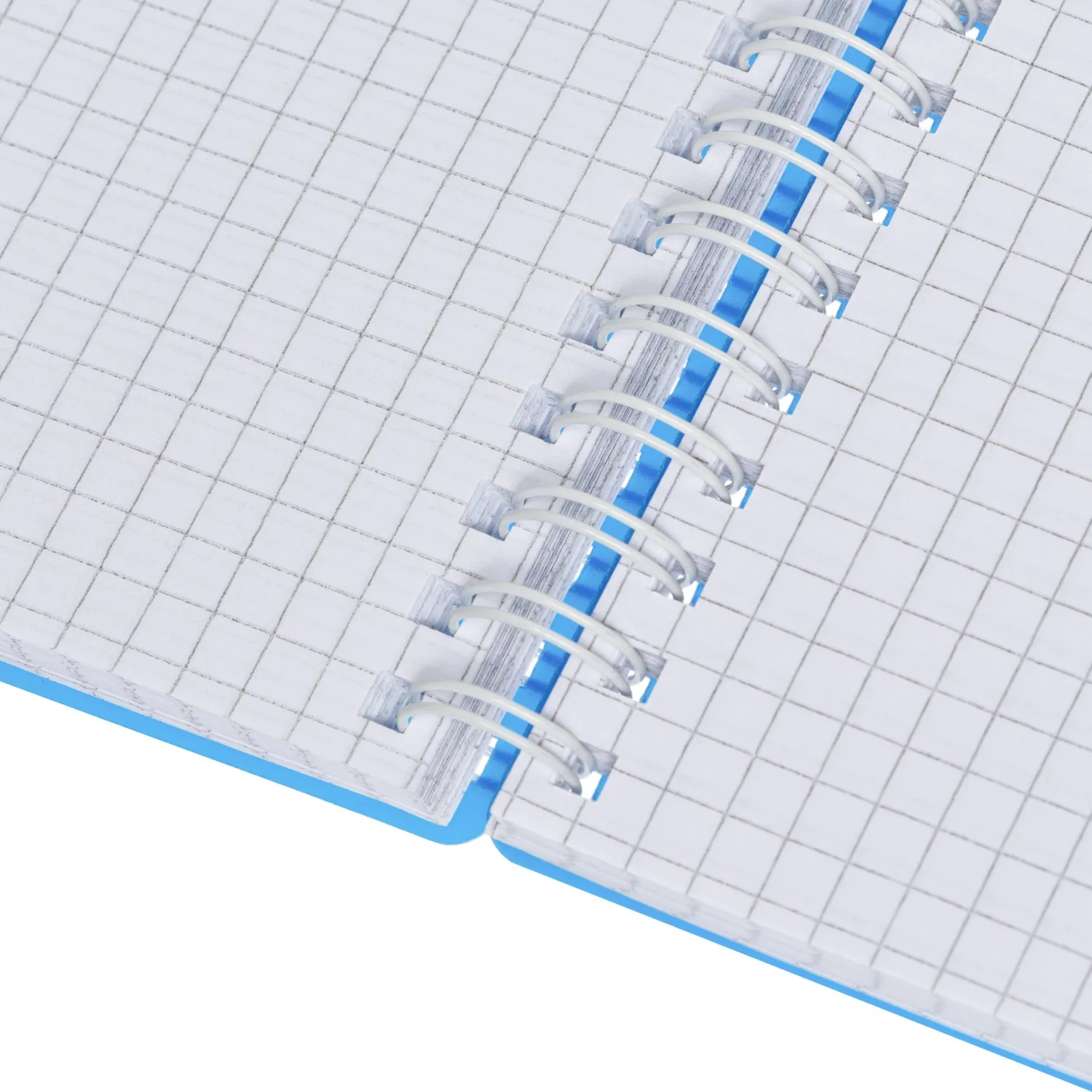 Бизнес-тетрадь А4,120л,гребень,обл.пластик,клетка, Attache Plastic, синий - фото 7