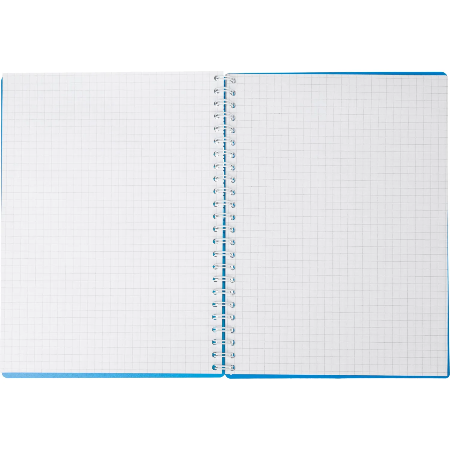 Бизнес-тетрадь А5-,96л,гребень,обл.пластик,клетка, Attache Plastic, синий - фото 6