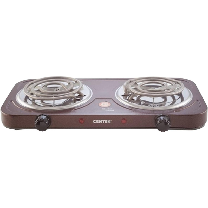 Плита электрическая Centek CT-1509 (Siberia) 2 конфорки ТЭН 140мм, 2000Вт - фото 2