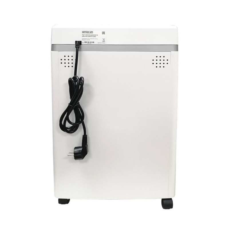 Шредер (уничтожитель) Office Kit S200TS (0,8х2), P-7ур.секр., 6лист, 25л - фото 3