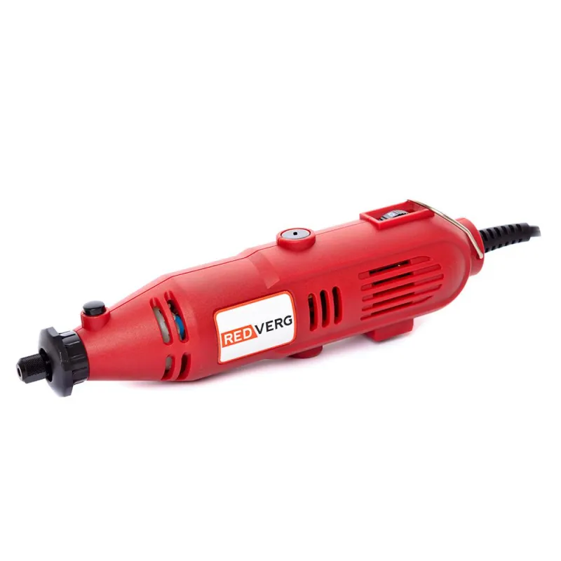 Гравер (шлифмашина прямая) REDVERG RD-MG150, 100 предметов (6621692) - фото 1
