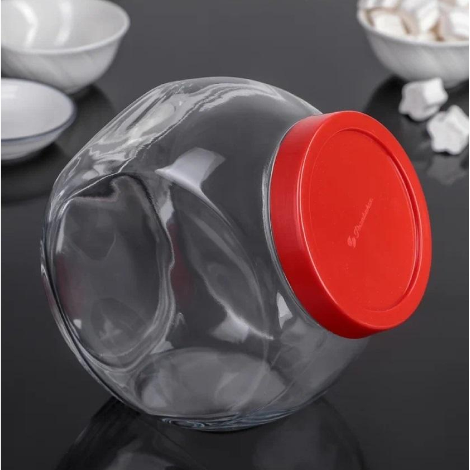 Банка с красн. крышкой БЕЛЛА 1500 мл (80000SLB) - фото 4