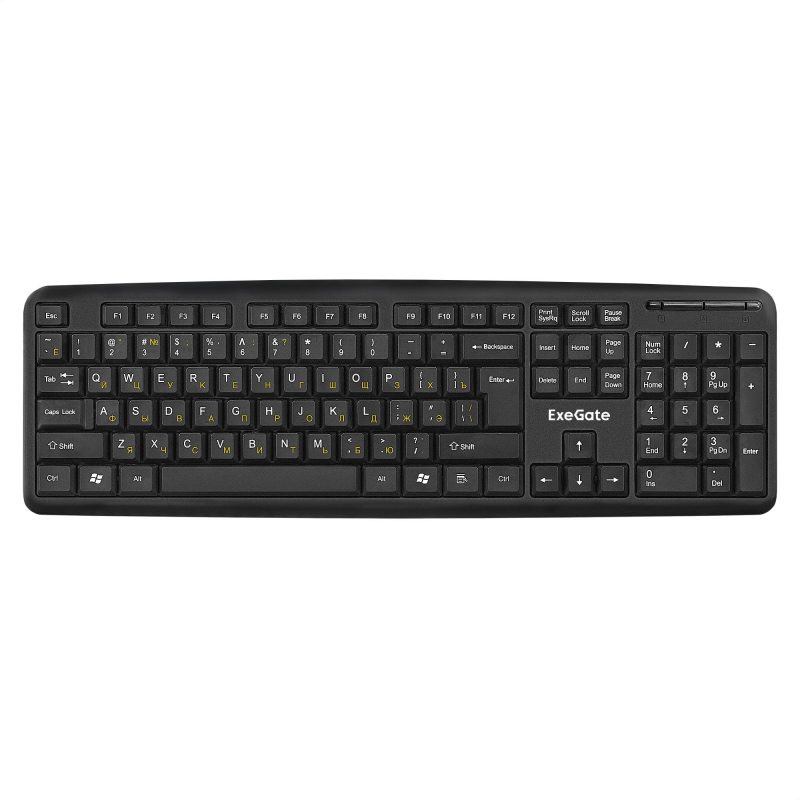 Клавиатура ExeGate LY-331 черный USB Color box - фото 1