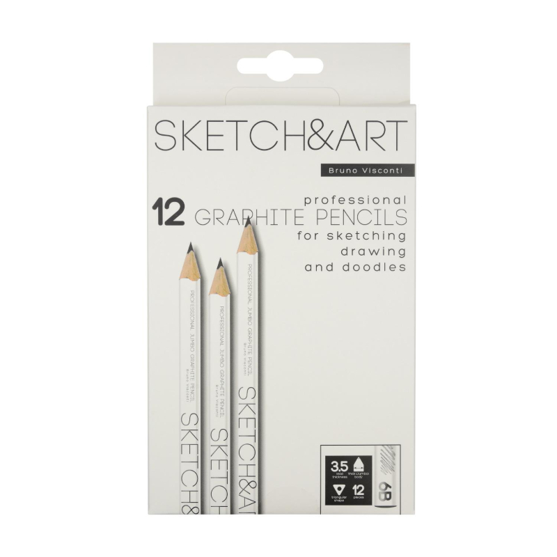 Карандаш чернографитный SKETCH&amp;ART 6В, 3,5мм 21-0064/05 - фото 3