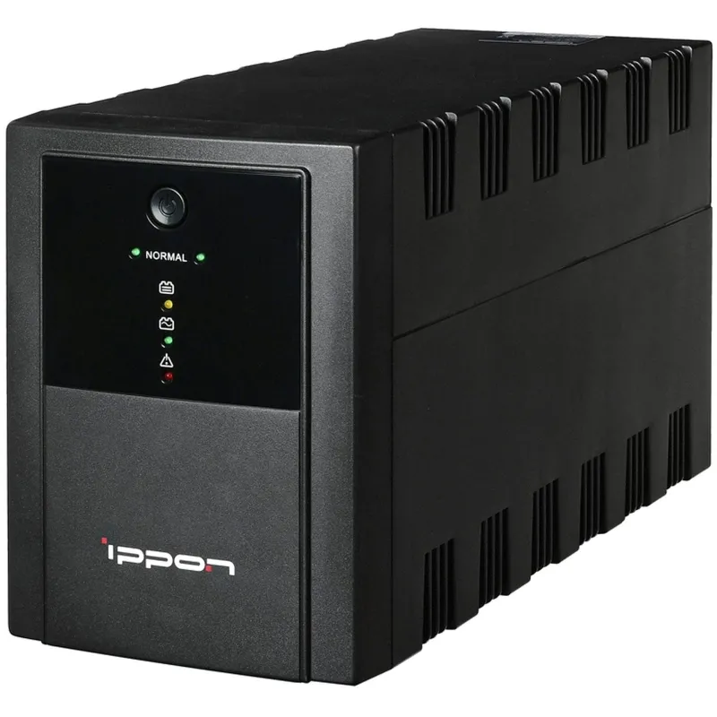 ИБП Ippon Back Basic 1500 Euro, 900Вт/1500VA, черный - фото 1