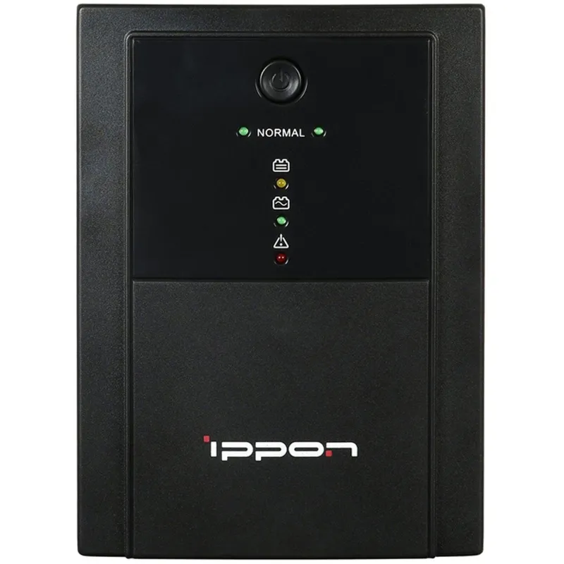 ИБП Ippon Back Basic 1500 Euro, 900Вт/1500VA, черный - фото 3