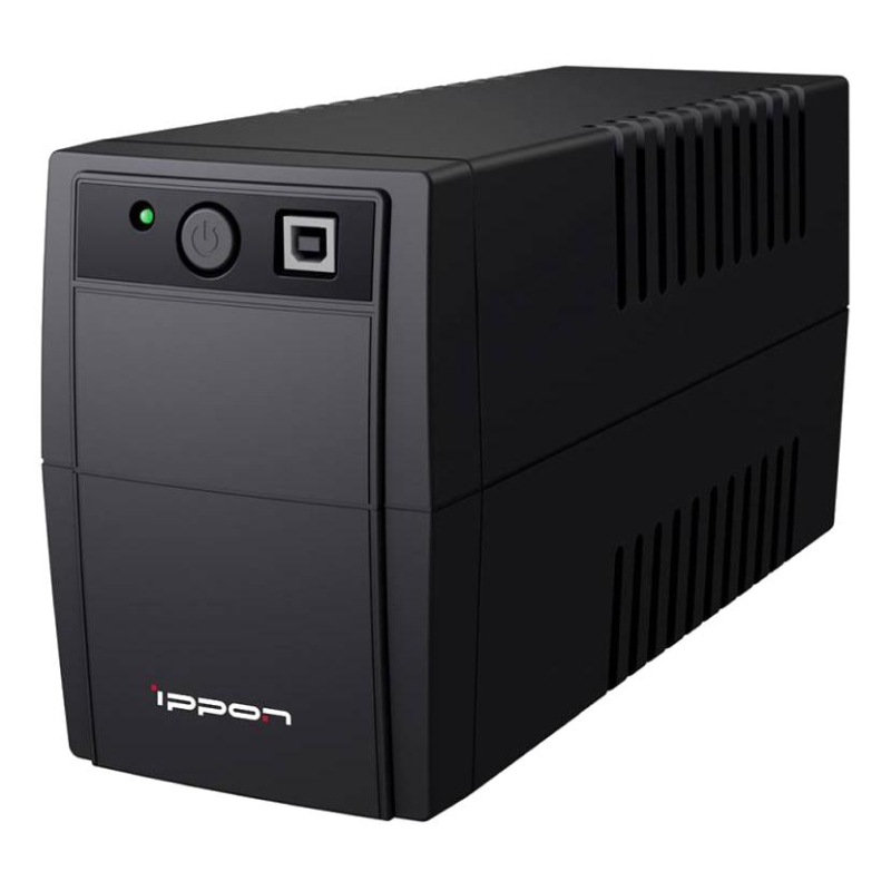 ИБП Ippon Back Basic 650 360Вт/650ВА IEC(3) черный - фото 1