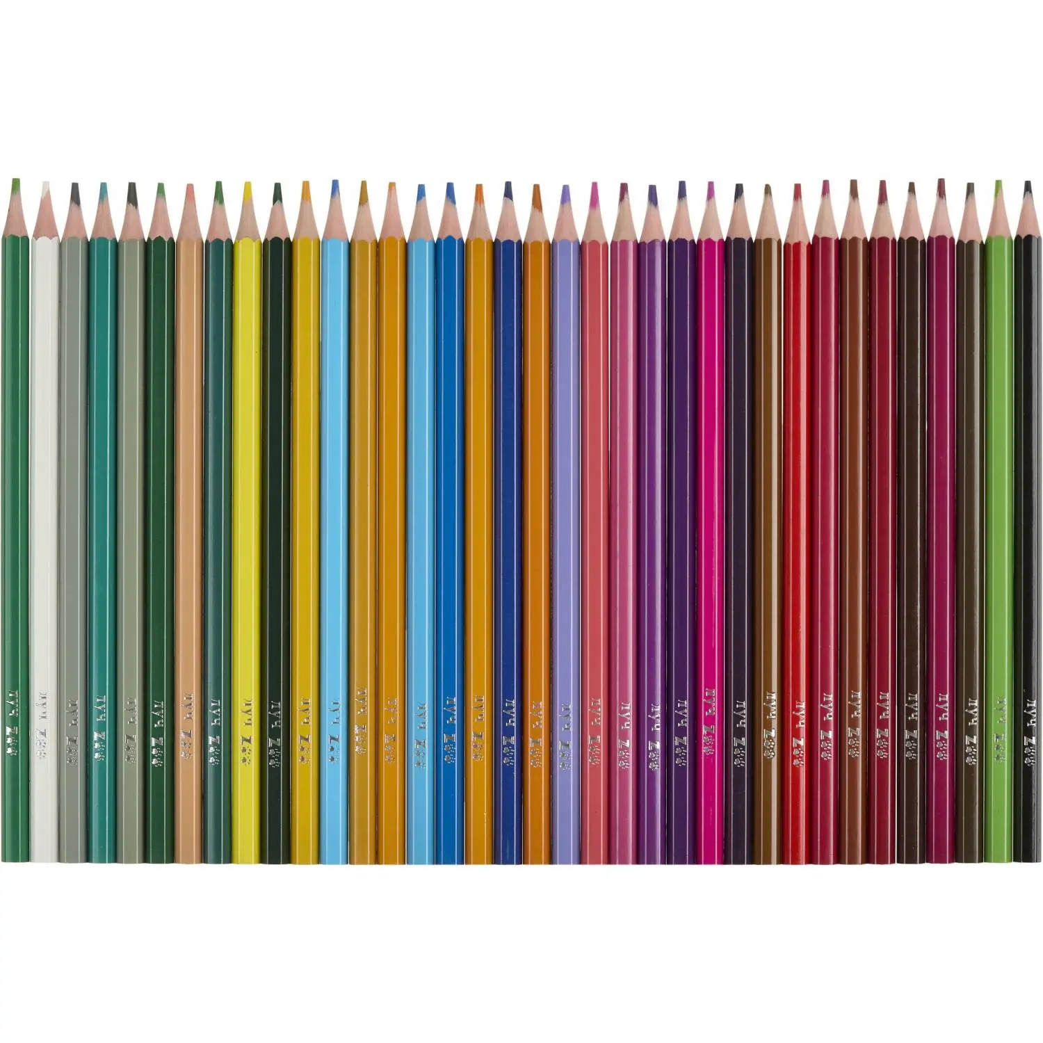 Карандаши цветные Луч  ZOO шестигранные пластиковые 36 цв/наб 31С 1998-08 - фото 2