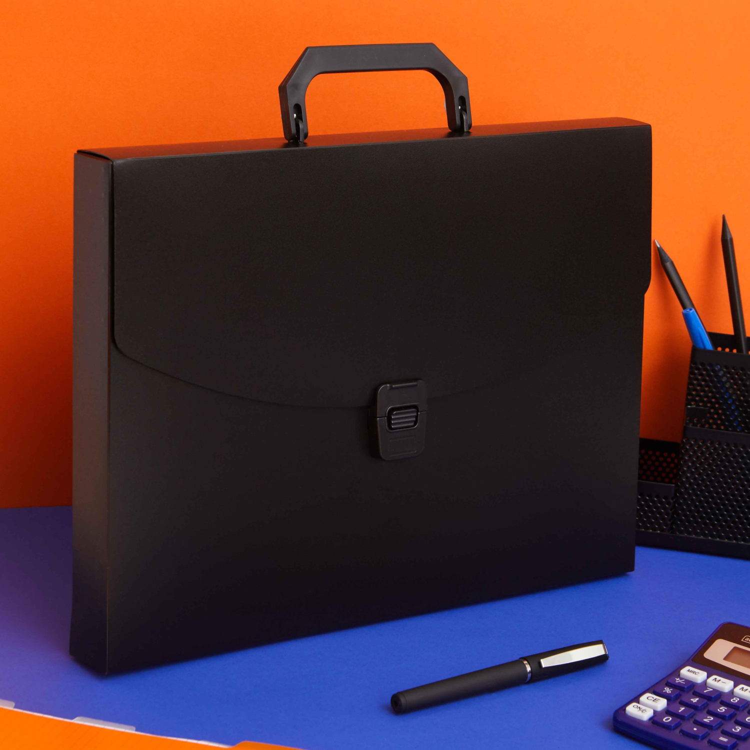 Папка-портфель 1 отделение Attache Economy A4 черный - фото 9