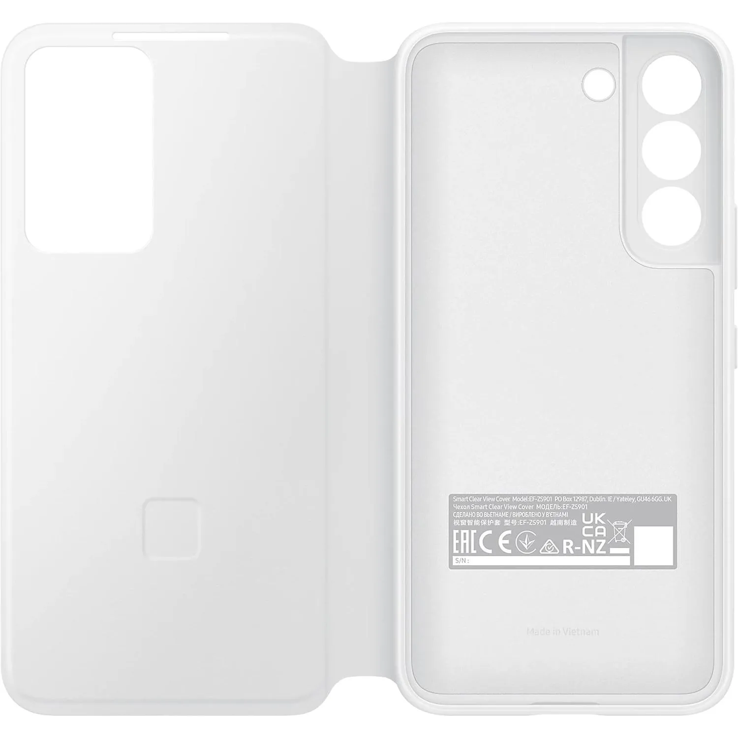 Чехол SAMSUNG EF-ZS901CWEGRU (SCVCover S901 бел) (EF-ZS901CWEGRU) - фото 2