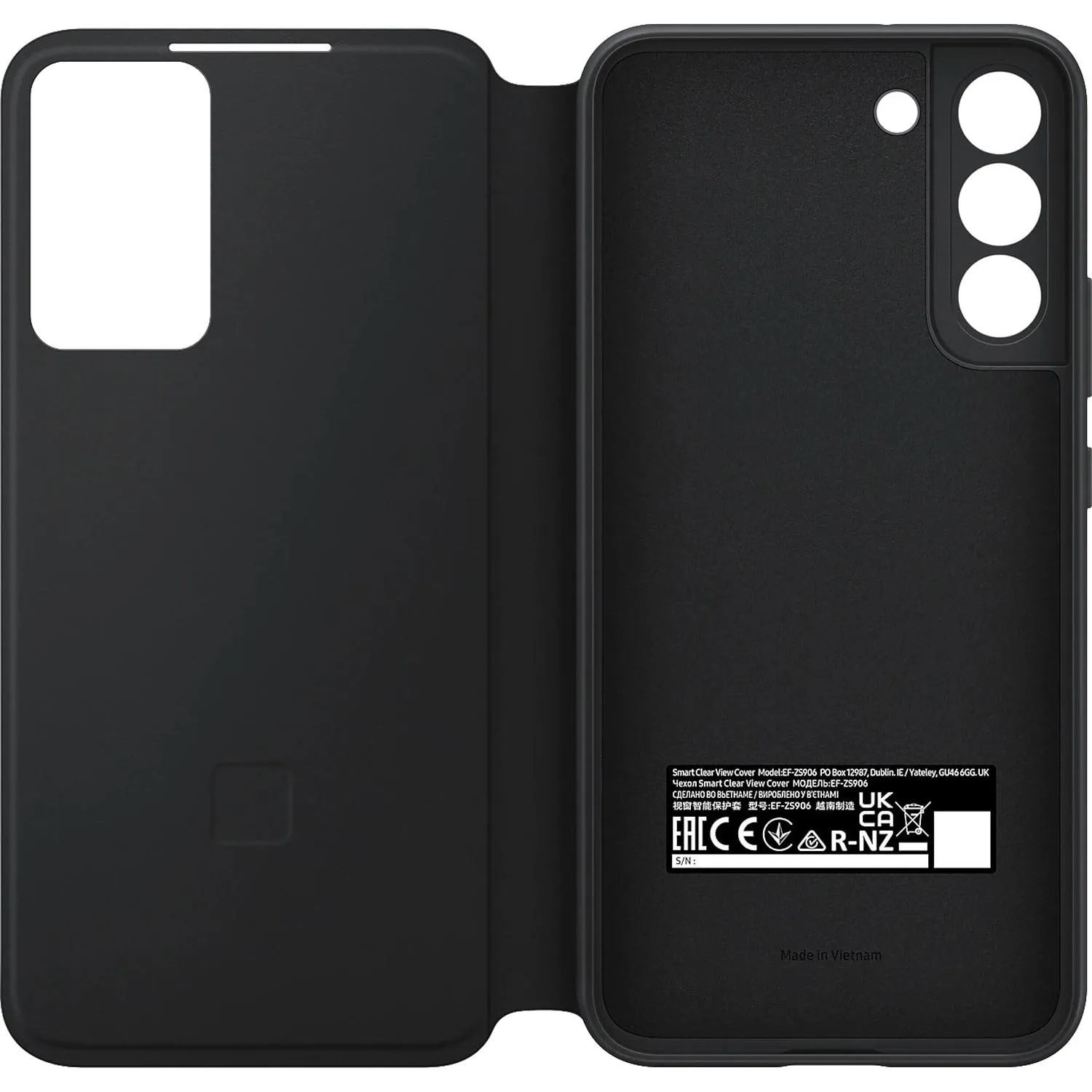 Чехол SAMSUNG EF-ZS906CBEGRU (SCVCover S906 чер) (EF-ZS906CBEGRU) - фото 2