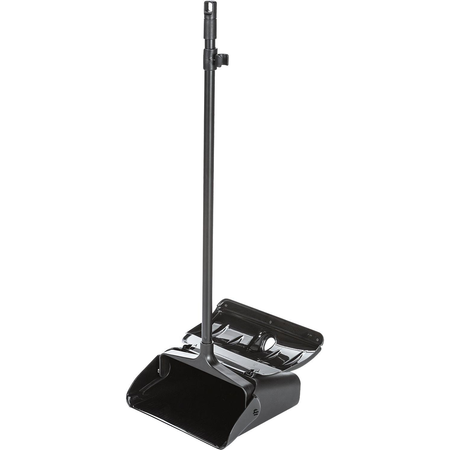 Комплект для уборки совок 30см с крышкой+щетка 15см алюм.ручка 75см Комплект для уборки совок 30см с крышкой+щетка 15см алюм.ручка 75см - фото 2