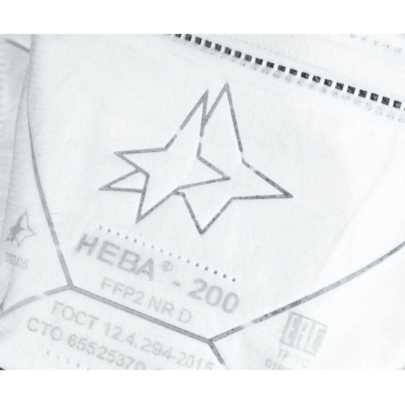 Полумаска фильтрующая НЕВА-200(3422) без кл FFP2 NR D до 12ПДК - фото 3