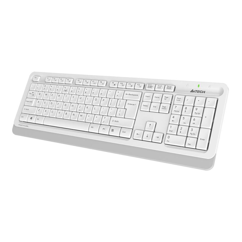 Набор клавиатура+мышь A4Tech Fstyler FG1010 белый/серый USB беспроводная - фото 6