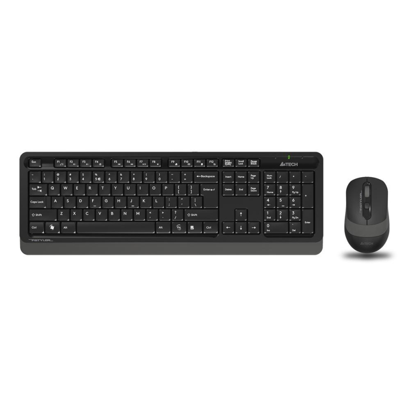 Набор клавиатура+мышь A4Tech Fstyler FG1010 черный/сер USB беспров Multime - фото 1